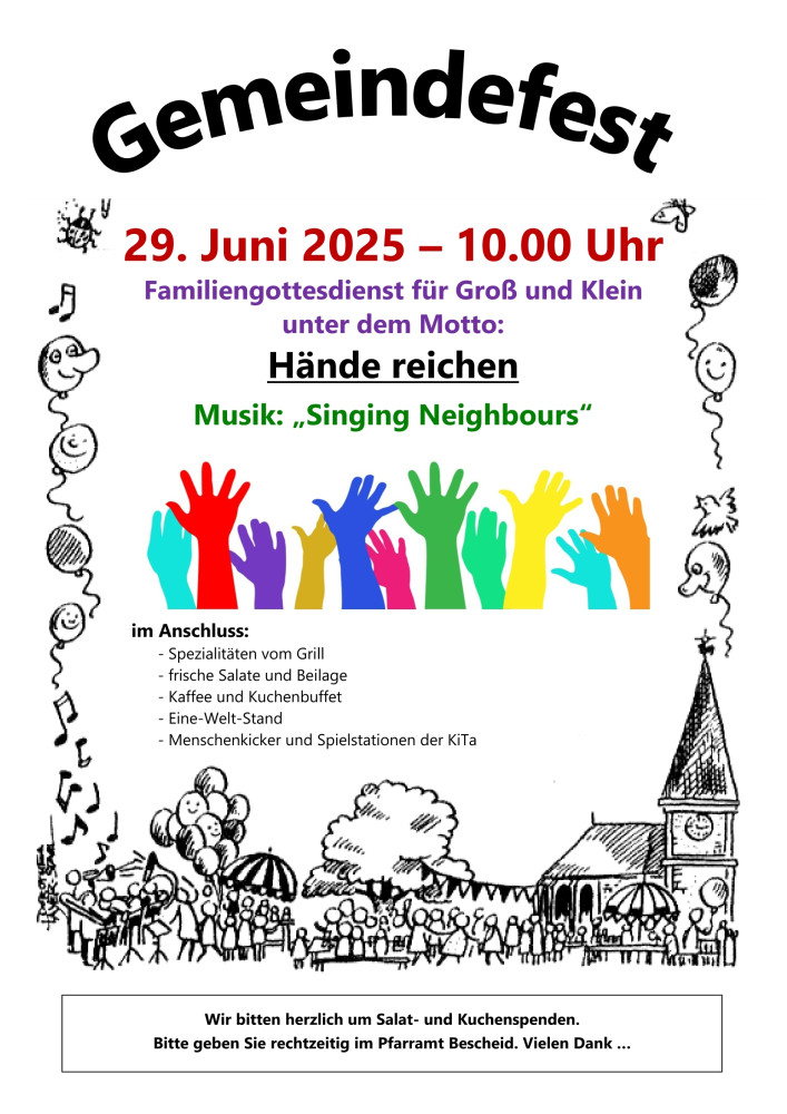 Gemeindefest Friedenskirche Burghausen 2025